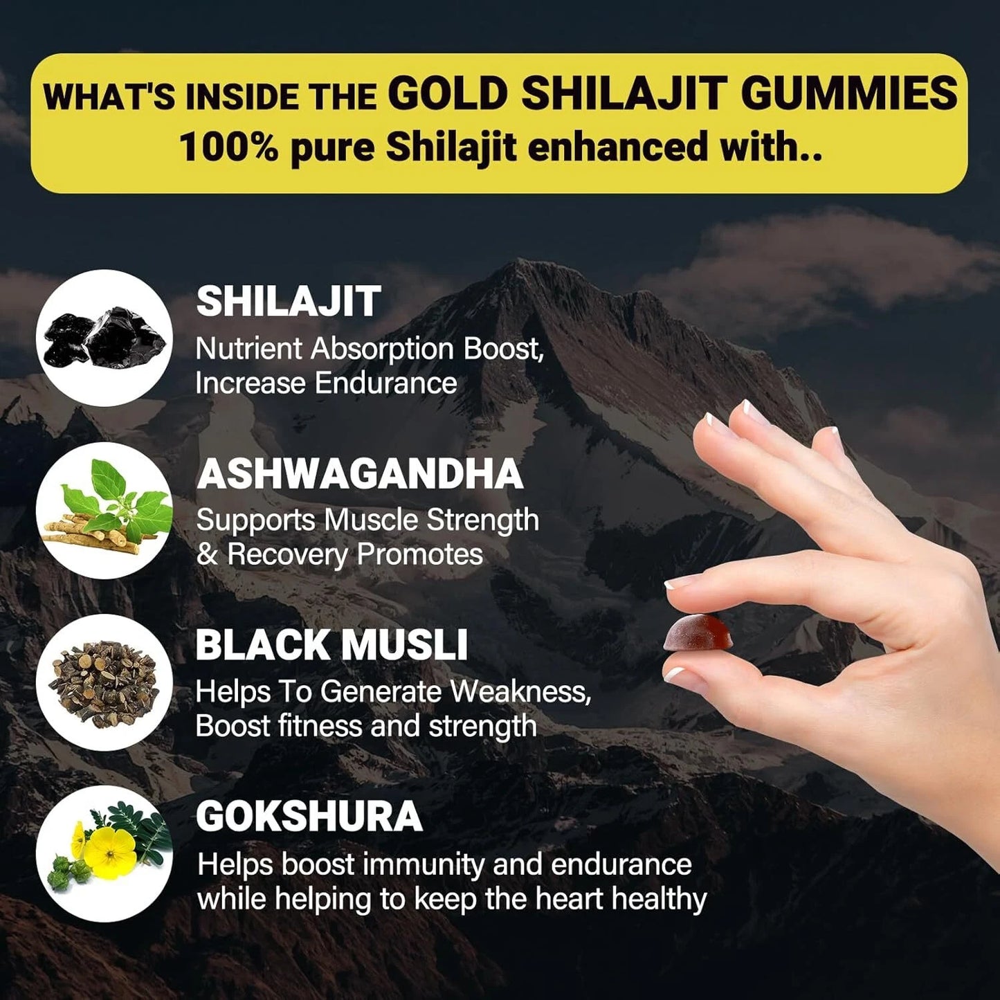 PURE SHILAJIT GUMMIES