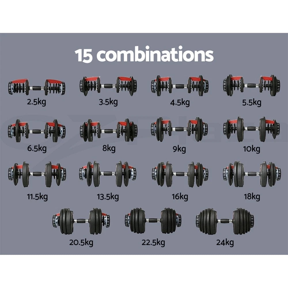 24KG ADJUSTABLE DUMBBELL