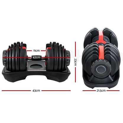 24KG ADJUSTABLE DUMBBELL